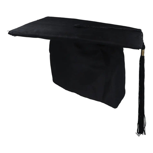 Gorro Birrete Negro Superfast Para Graduación De Adultos Material Fieltro
