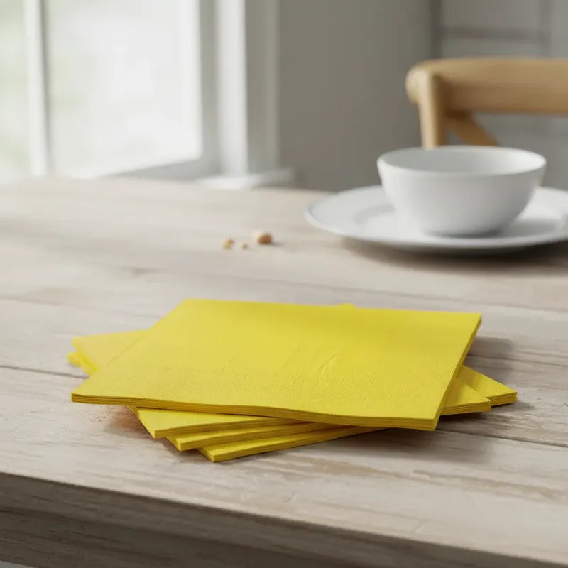 20 Servilletas Desechables De Color A Elección
