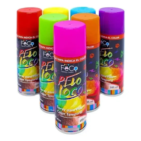 Spray Para El Cabello Pintura Temporal 185 Ml