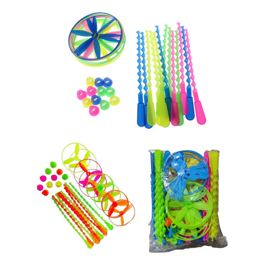 Pack 20 Discos Voladores Sorpresas De Cumpleaños Para Niños