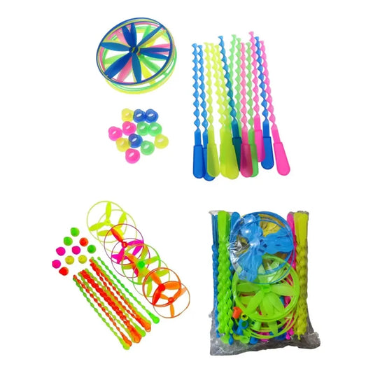 Pack 20 Discos Voladores Sorpresas De Cumpleaños Para Niños