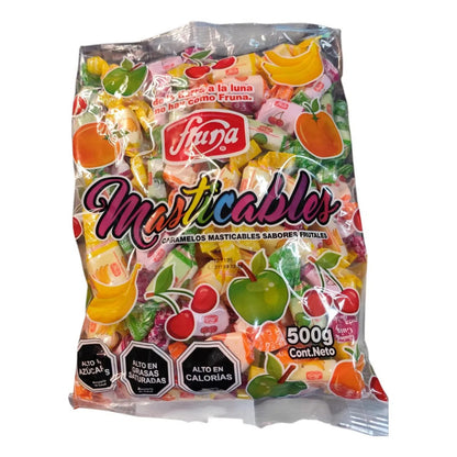 Caramelo Masticable Frutales Fruna 500g
