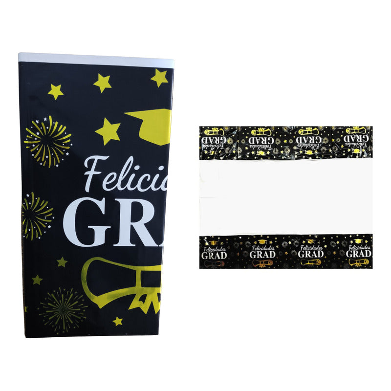 Mantel Plásticos Decoración Graduación 137x183 Cm