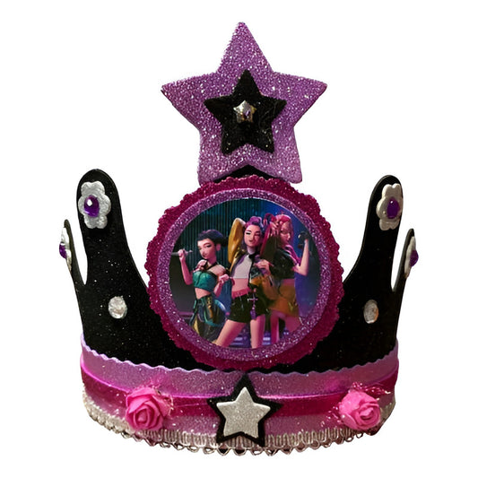 Corona Cumpleaños Festejado Guerreras Kpop