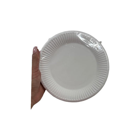 Pack 50 Plato De Torta De Cartón Cumpleaños