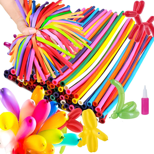 Globos Largos Látex De Colores Globoflexia X 50 Unidades