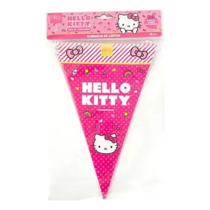 Cotillón Hello Kitty Banderín Decorativo Cumpleaños