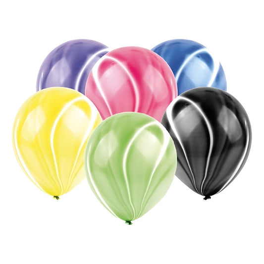 Pack 12 Globos De Cumpleaños Manchas Agata