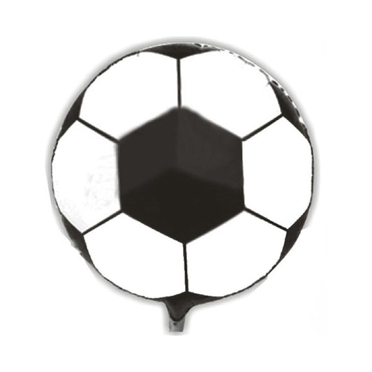 Pack 6 Globo Metalizado Futbol 45 Cm Decoración Cumpleaños