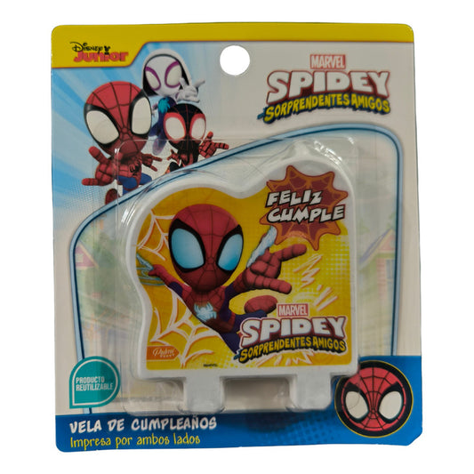 Vela Cumpleaños Spidey Y Sus Amigos