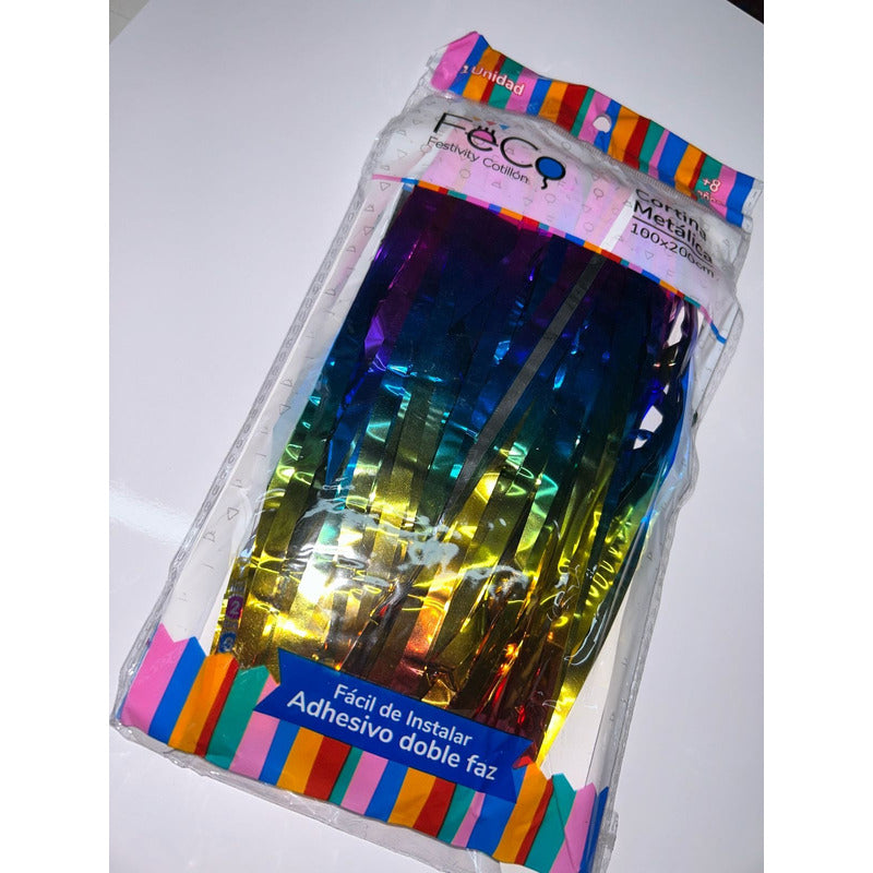 Cortinas Metálicas Decoracion Cumpleaños 100x200 Cm