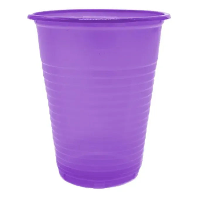 25 Vasos Plásticos Unicolor  De 200 Cc Color A Eleccion