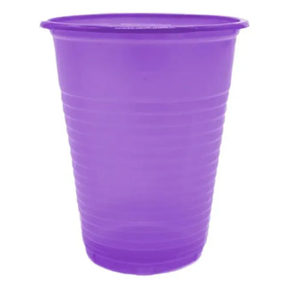 25 Vasos Plásticos Unicolor  De 200 Cc Color A Eleccion