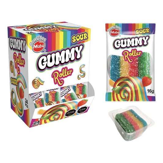 Gomitas Ácidas Marca Mabu 24 Unidades