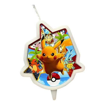 Vela Cumpleaños Pikachu Cotillón