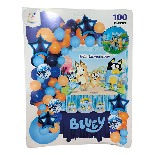 Decoración De Globos Candy Bar Cumpleaños Bluey