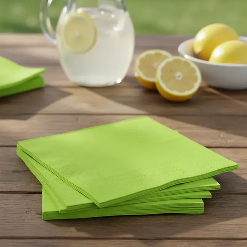 20 Servilletas Desechables De Color A Elección