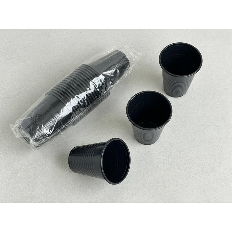 25 Vasos Plásticos Unicolor  De 200 Cc Color A Eleccion