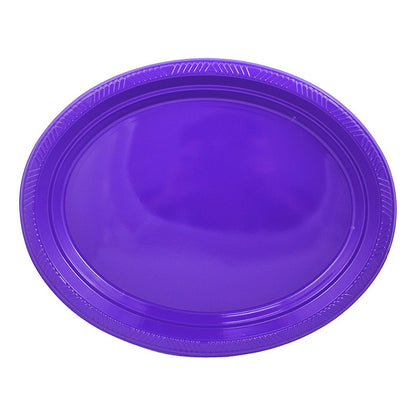 Pack 5 Bandejas Ovaladas De Color 30x23 Cm