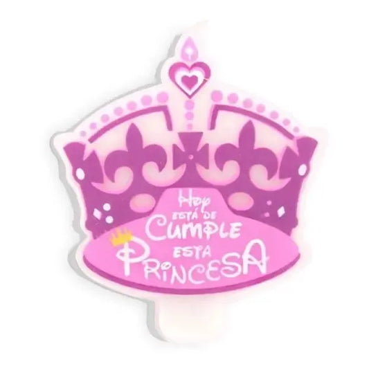 Vela De Cumpleaños Princesa