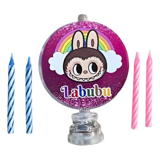 Vela Cumpleaños Luminosa Labubu Cotillón