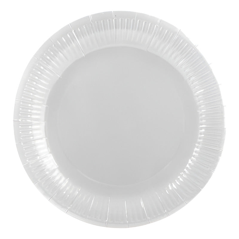 Pack 10 Plato Cartón Cumpleaños De Color Para Fiestas