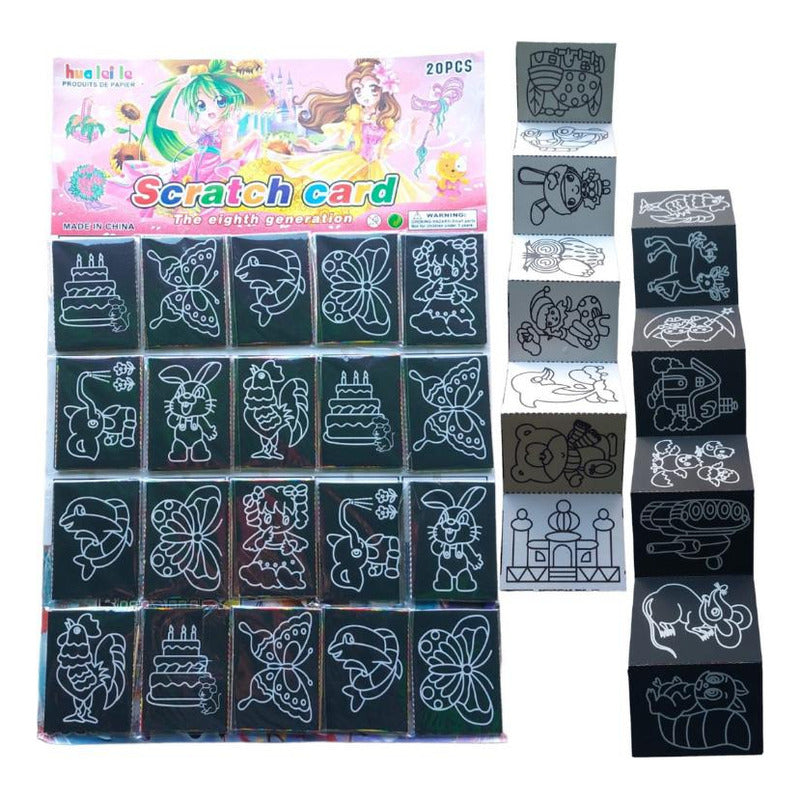 20 Juguete Raspes Sorpresas Cumpleaños Niños