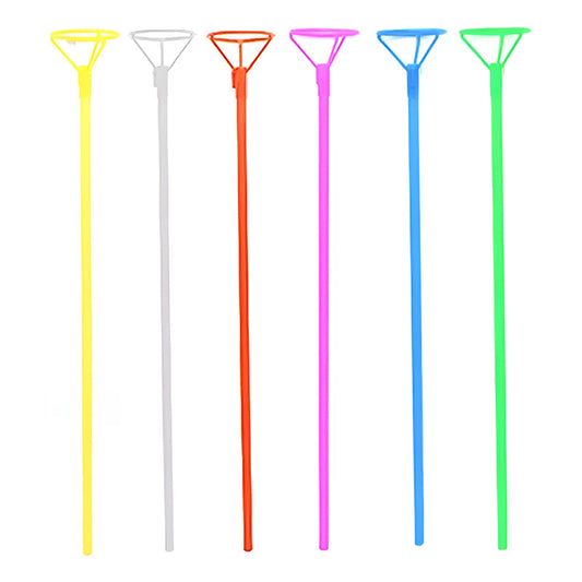 Pack 12 Varillas De Globo Cotillón Cumpleaños