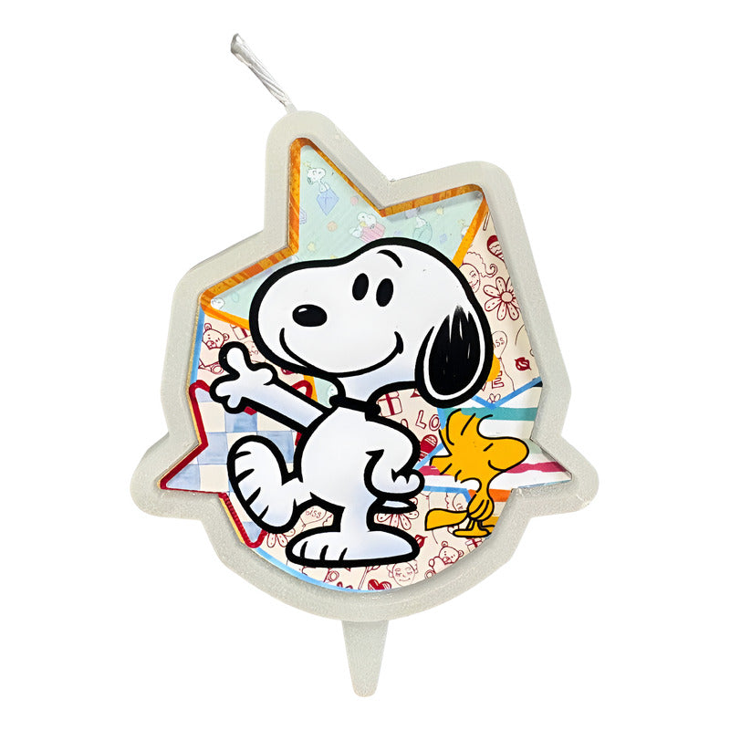 Vela Cumpleaños Snoopy Cotillón