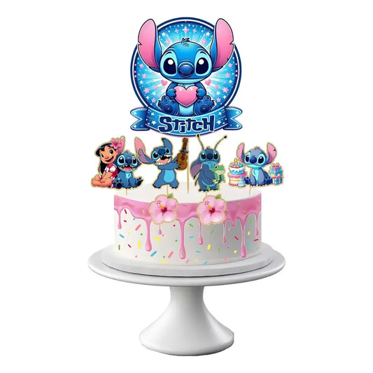 Topper Cumpleaños Lilo Y Stitch