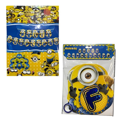 Cotillón Cumpleaños Guirnalda Feliz Cumpleaños Minions