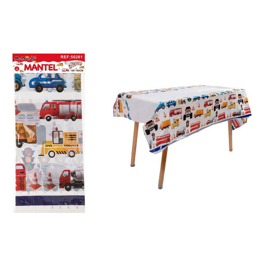 Cotillón Cumpleaños Camión Mantel Decorativo