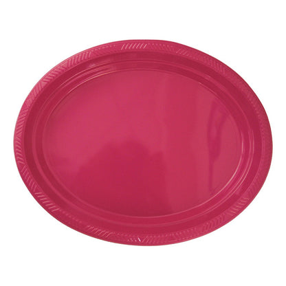 Pack 5 Bandejas Ovaladas De Color 30x23 Cm