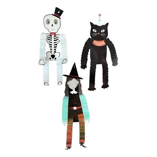 Figuras Decorativas Colgantes Halloween X 3 Unidades
