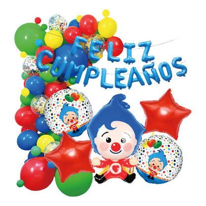 Set Decoración Cumpleaños Payaso Plim Plim