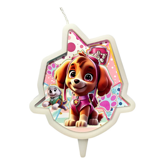 Vela Cumpleaños Sky Paw Patrol Cotillón