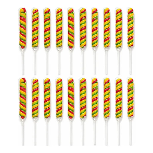 X 20 Chupete Dulce Coyac Espiral Pirulo De Caramelo