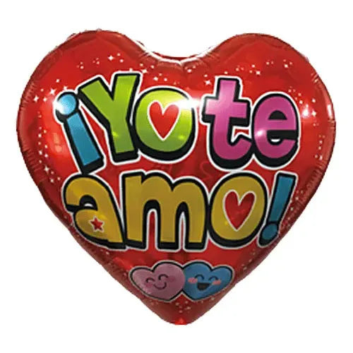 Globo Corazón Yo Te Amo Negro