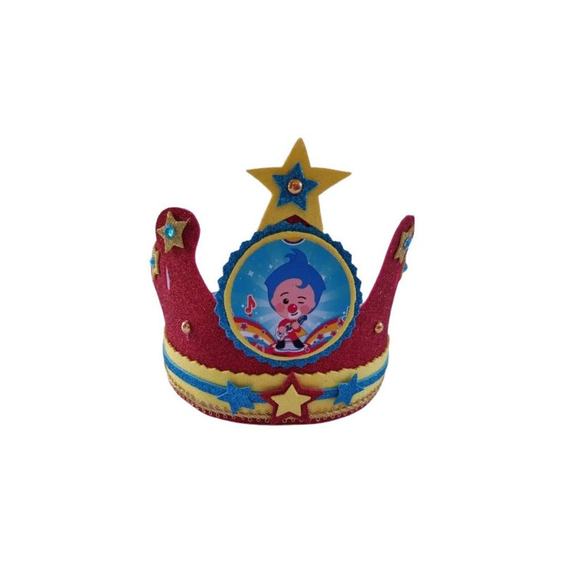 Corona Payaso Plim Plim Para Cumpleaños Niños
