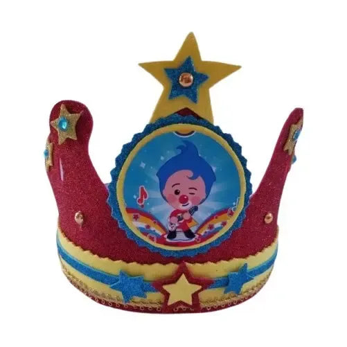 Corona Payaso Plim Plim Para Cumpleaños Niños