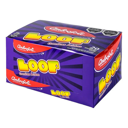 Gomitas Acidas Recubiertas De Azúcar Loop 500gr