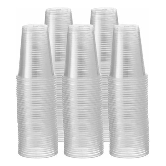 Pack 50 Vasos Desechables Transparentes 7oz -  200cc