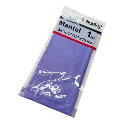 Mantel Plástico De Colores 137 X 183 Cm