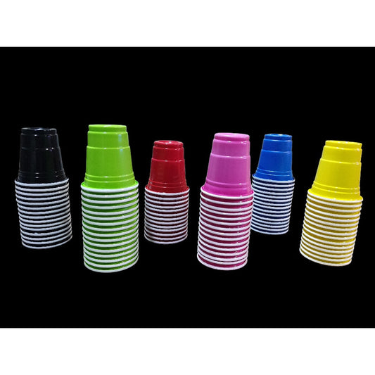 Pack 30 Vasos Plásticos Shot 3 Oz Colores
