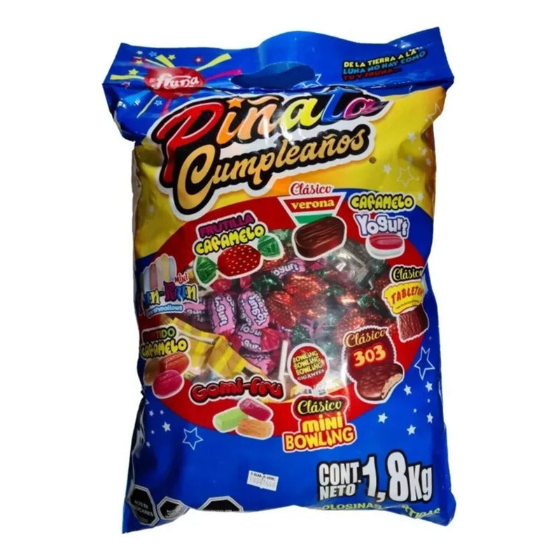 Piñata Cumpleaños Fruna Surtida 1.8 Kg