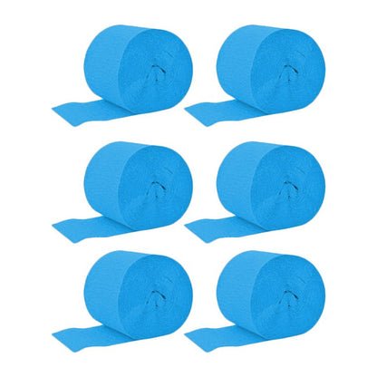 Pack 6 Festones De Color Decoración De Cumpleaños Cotillón