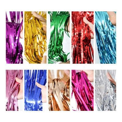 Cortinas Metálicas Decoracion Cumpleaños 100x200 Cm