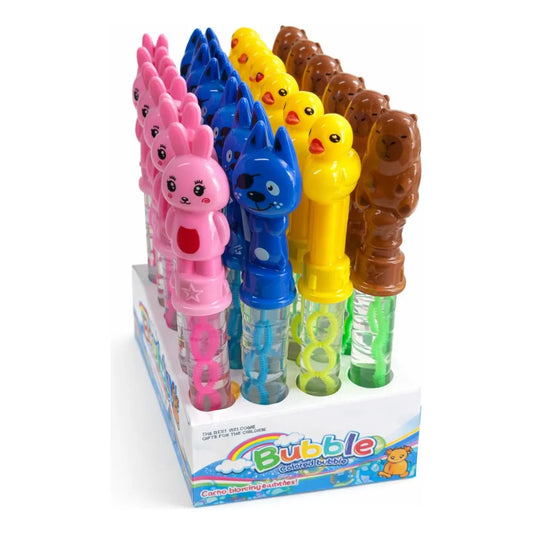 Burbujero Infantil Animalitos Surtidos Pack 24 Unidades Surtido