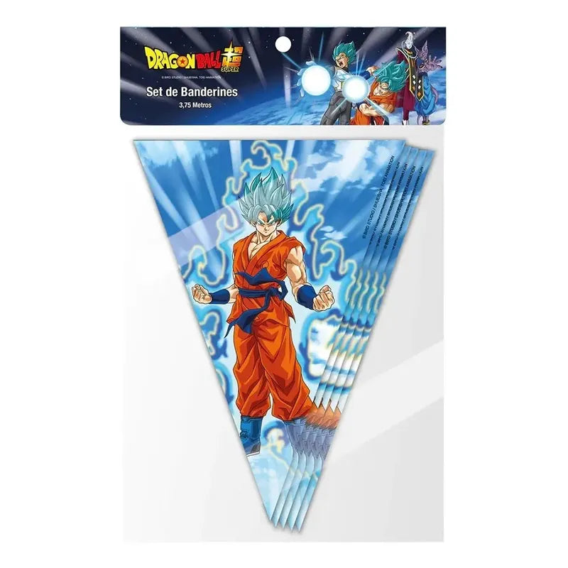 Cotillón Banderín Cumpleaños Dragón Ball Z