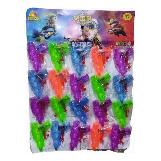 Pack 20 Sorpresas Cumpleaños Pistolas De Agua Niños Surtido